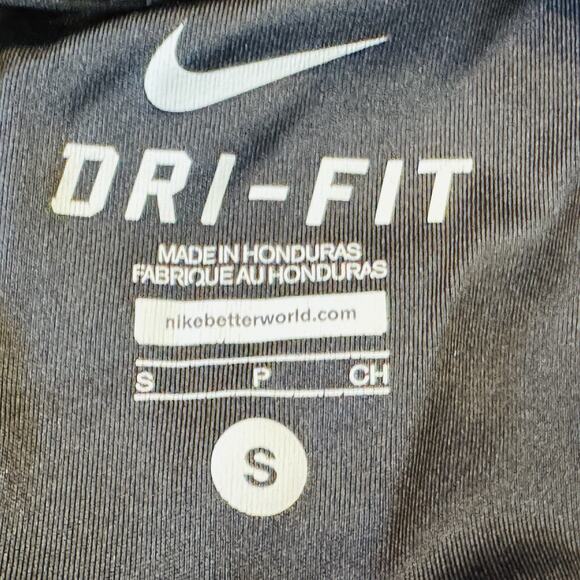 Nike Dri Fit Athletic Shorts Mens Sz Small Black Yellow Elastic Waist Basketball - Picture 5 of 6